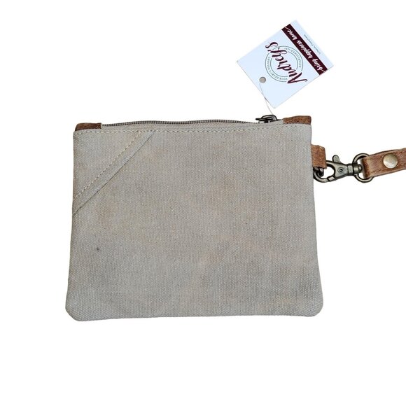 Audrey's Live Simply Wristlet Bag Beige - Picture 2 of 7